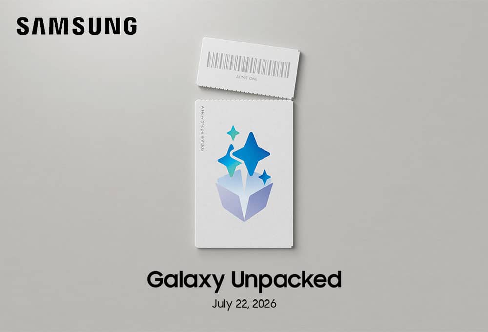 Ticket, Galaxy Unpacked, July 22, 2026