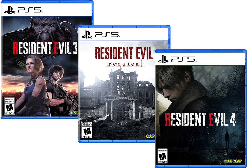 Resident Evil Requiem, Resident Evil 3 and Resident Evil 4
