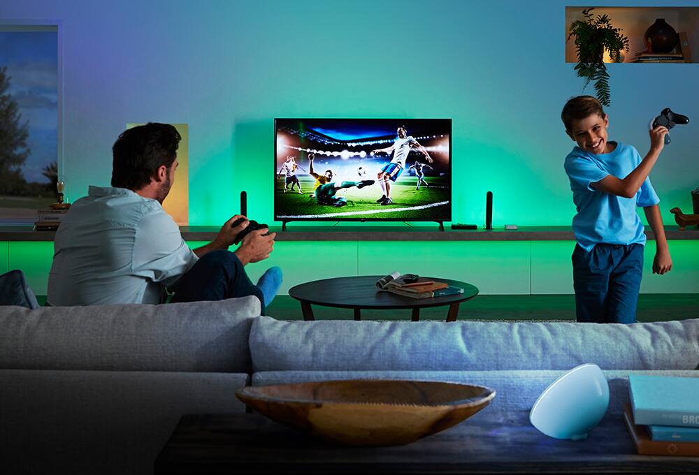 Hue entertainment lighting.