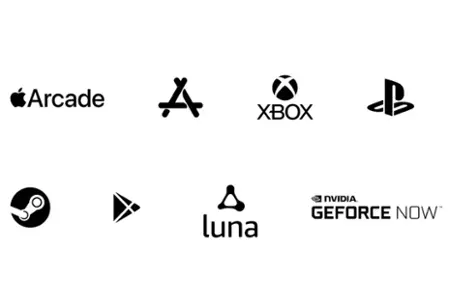 Apple Arcade, iPhone App Store, Xbox, PlayStation, Steam, Luna, NVIDIA GEForce Now