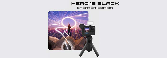 Caméra sport GOPRO HERO 12 BLACK CREATOR EDITION Pas Cher 