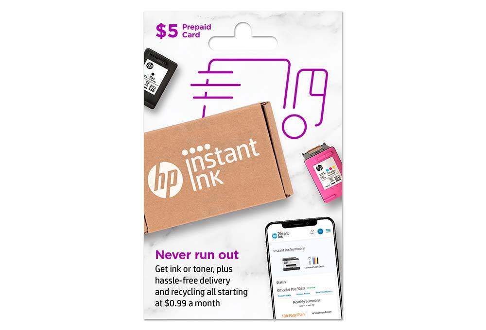 instant ink gift card