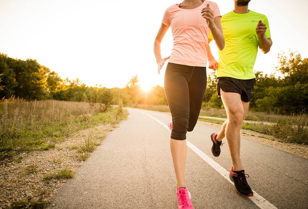 People running health and fitness