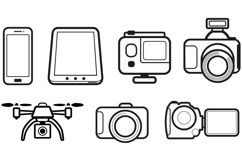 Camera icons
