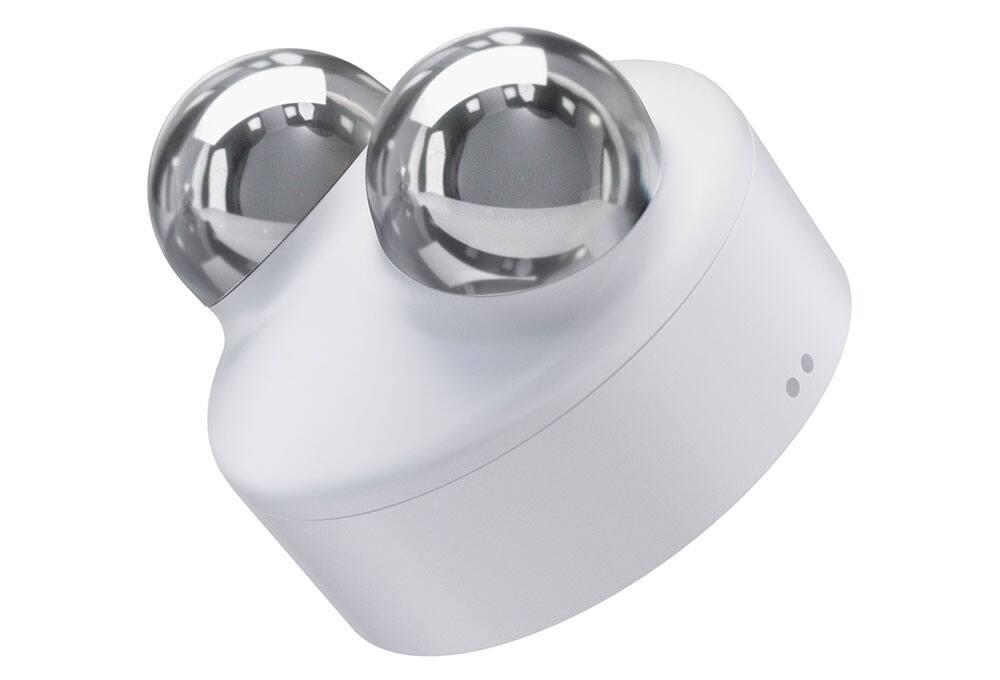 Microcurrent percussion massager head