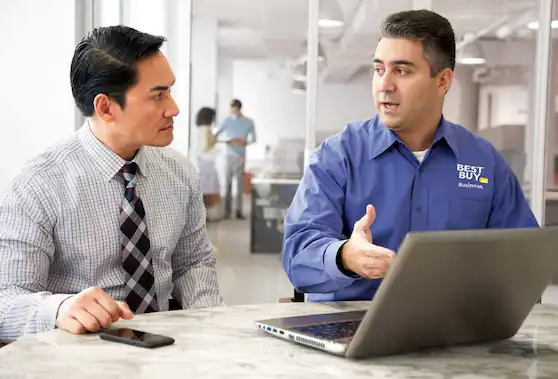 Person with Salesperson.