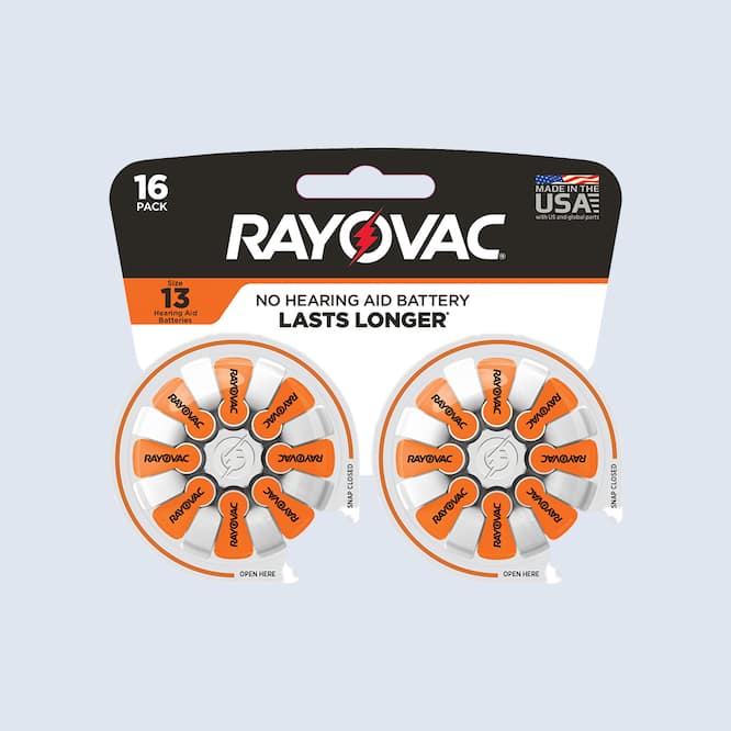 Hearing aid batteries