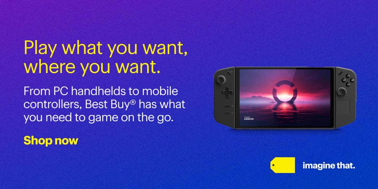 From PC handhelds to mobile controllers, Best Buy has what you need to play what you want, where you want.