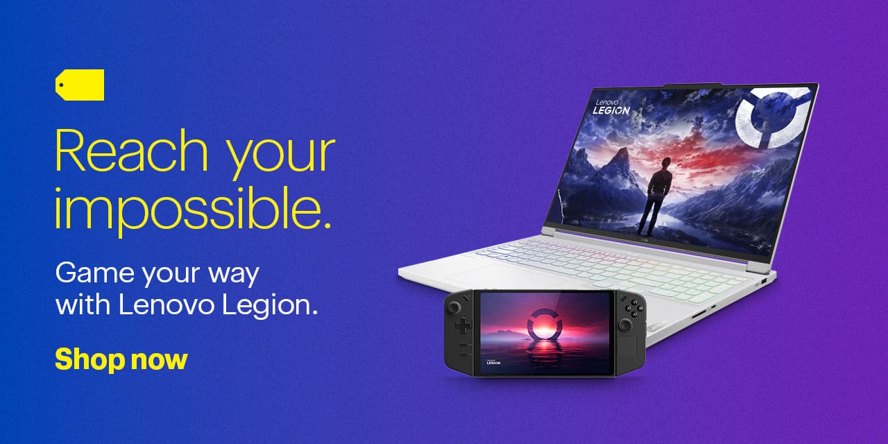 Game your way with Lenovo Legion.