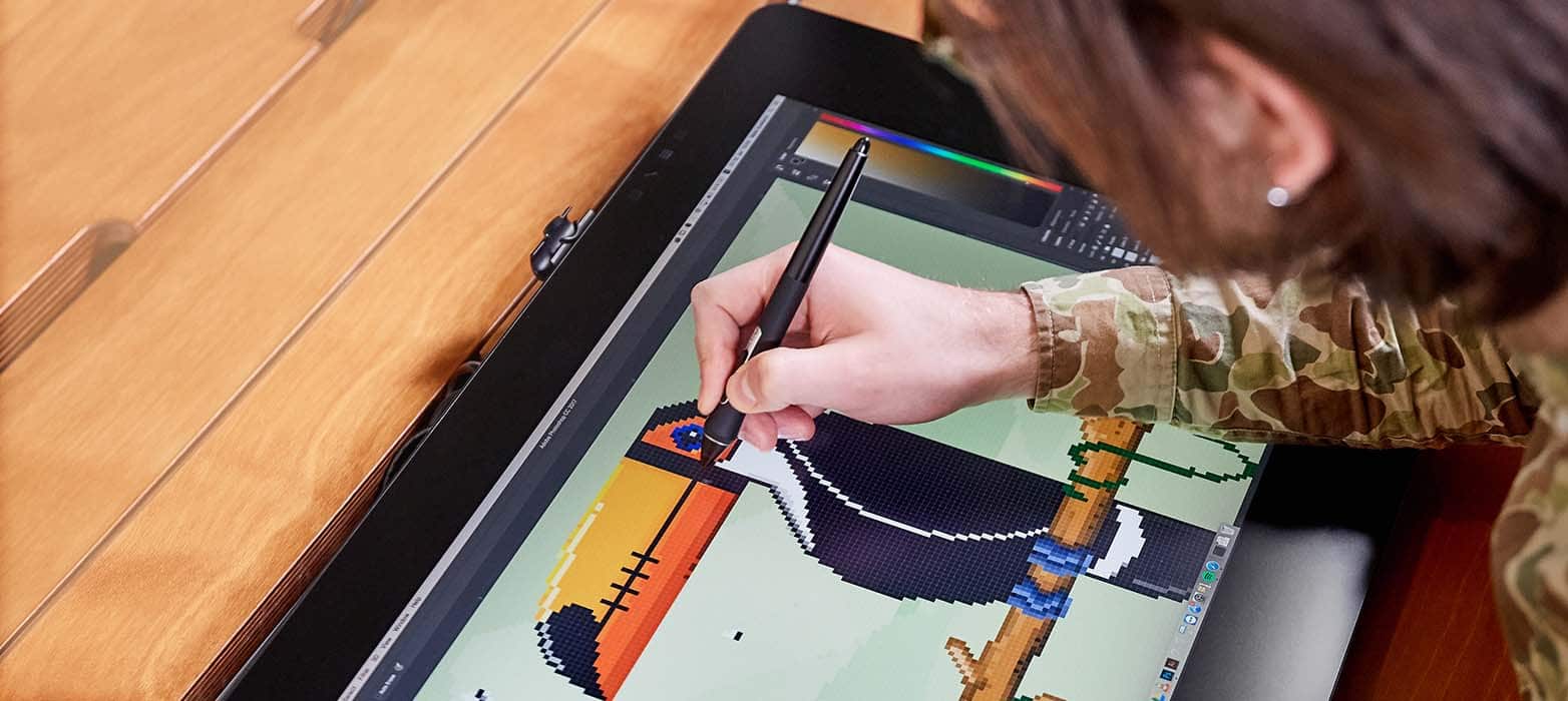 Person, tablet