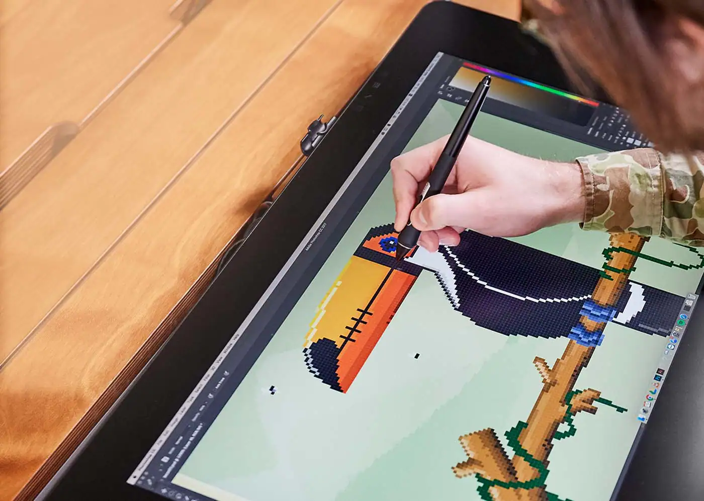 Person, tablet