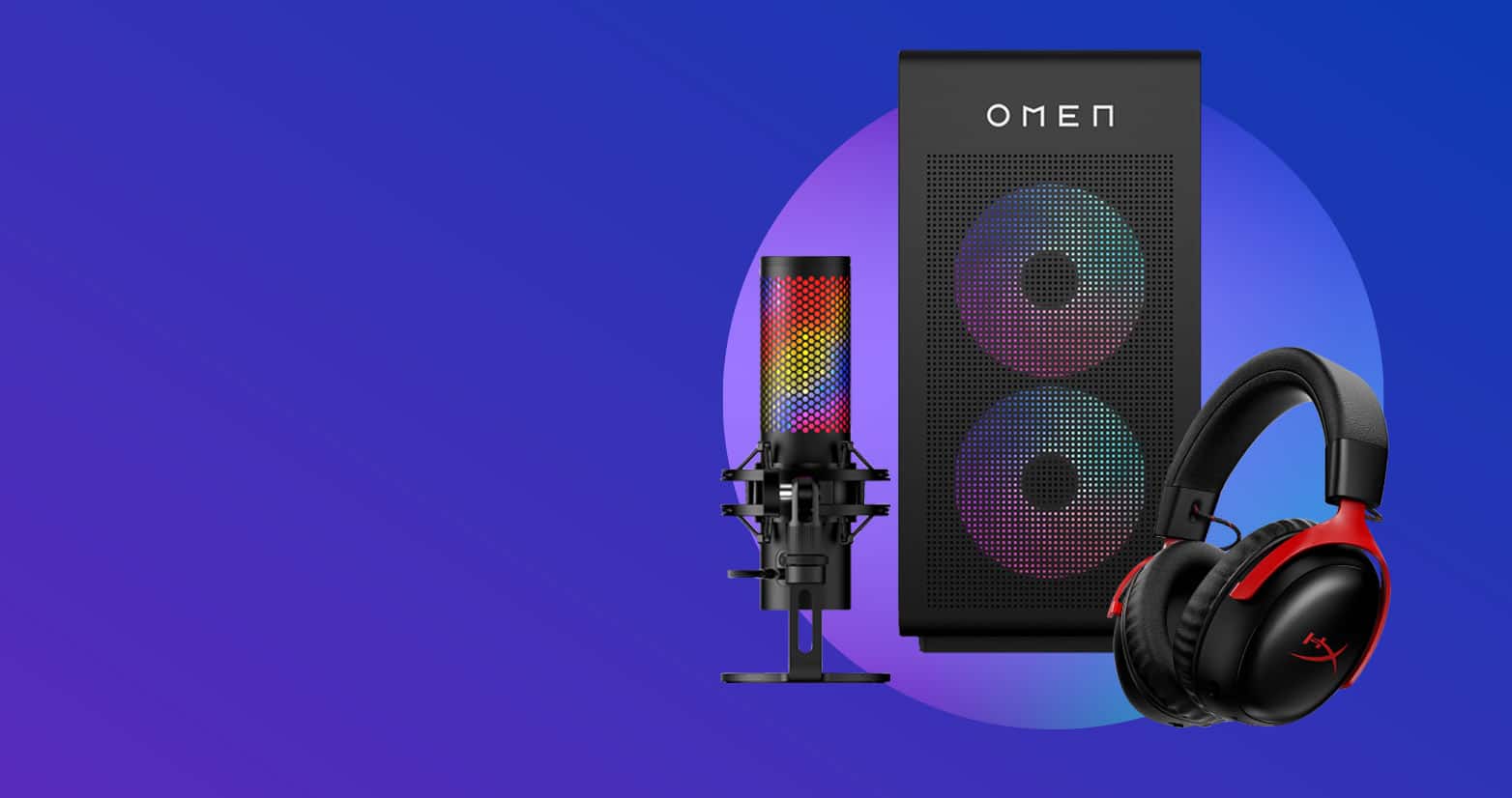 Desktop, headset, microphone 