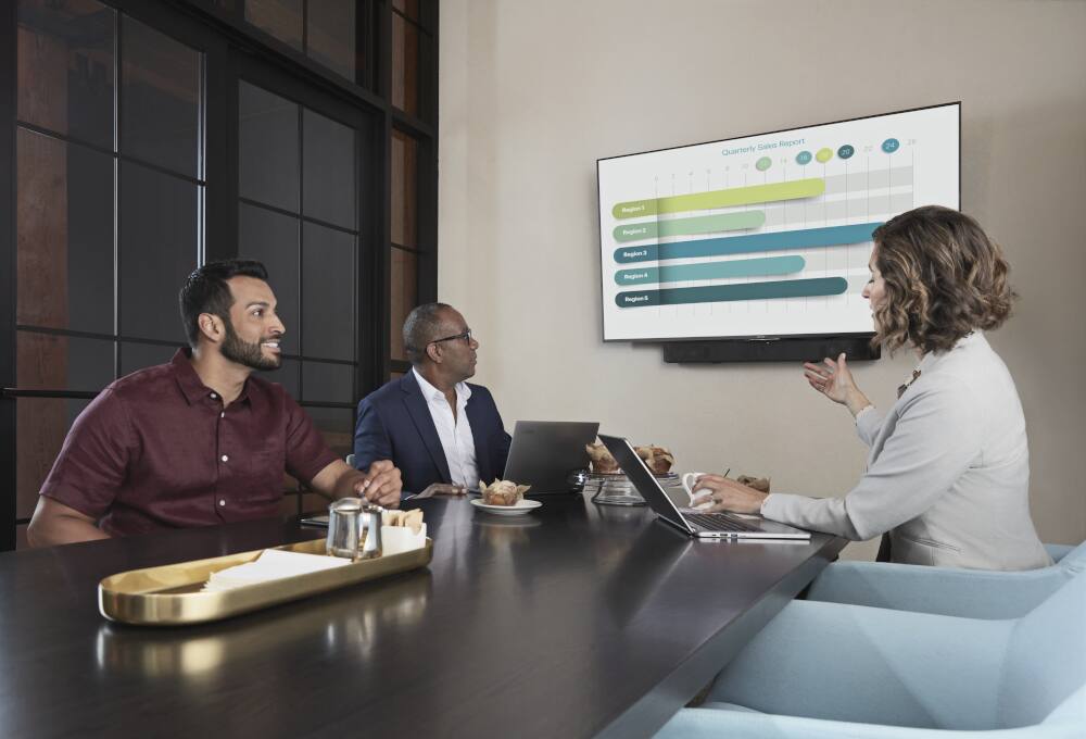 People in a meeting