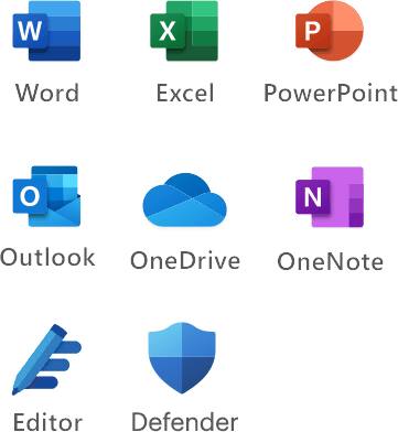 Microsoft Office 365 - Word, Excel, Powerpoint, Outlook & Onedrive