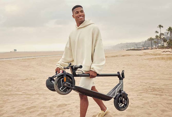 Electric Scooter to the Coast
