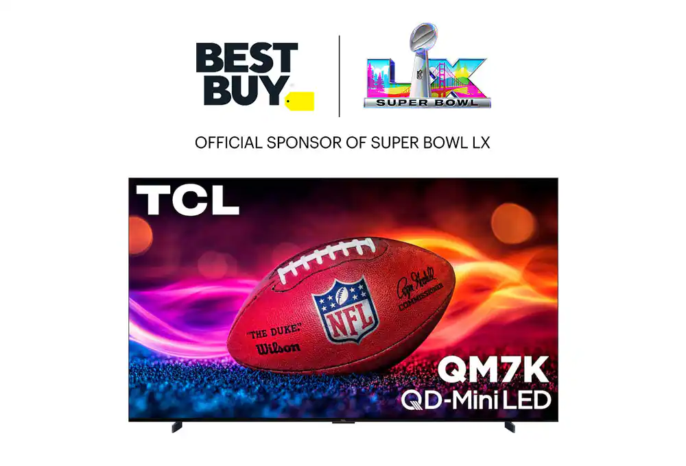 TV, Best Buy, Super Bowl LX, Official Sponsor of Super Bowl LX