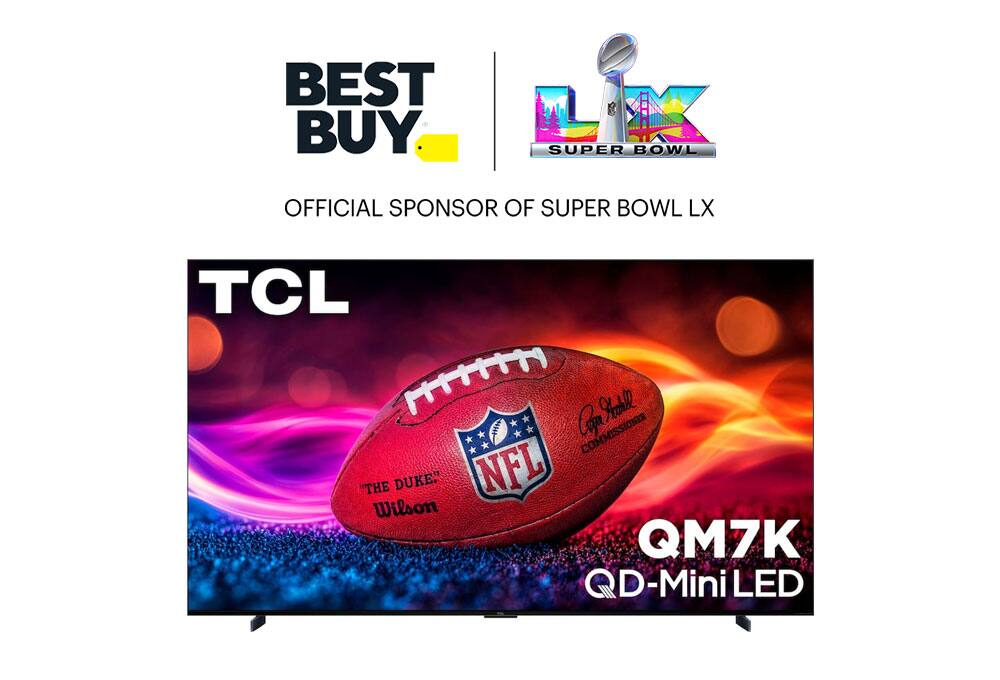 TV, Best Buy, Super Bowl LX, Official Sponsor of Super Bowl LX