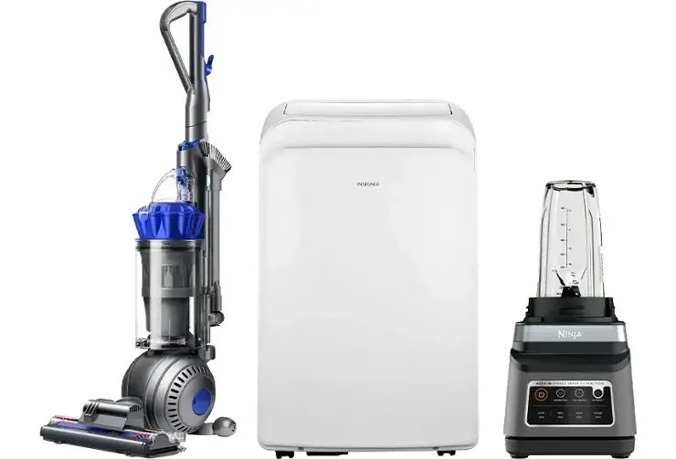 Vacuum, air conditioner, blender 