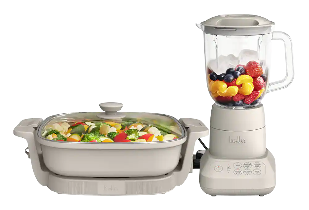 Electric skillet, blender