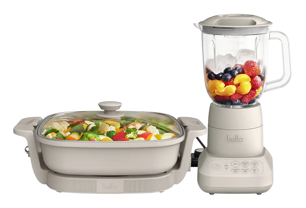 Electric skillet, blender