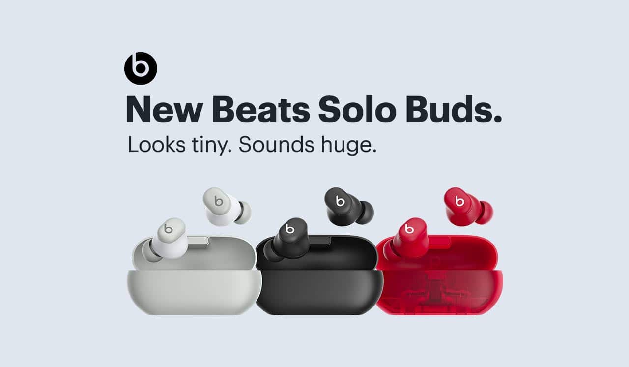 New Beats Solo Buds. Looks tiny. Sounds huge.