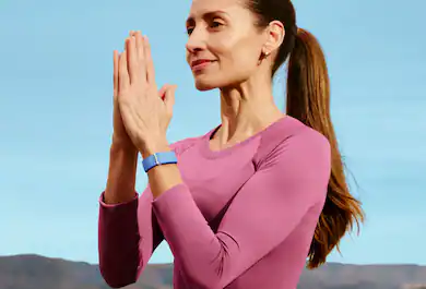 Person wearing smartwatch