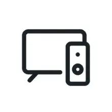 TV and speaker icon