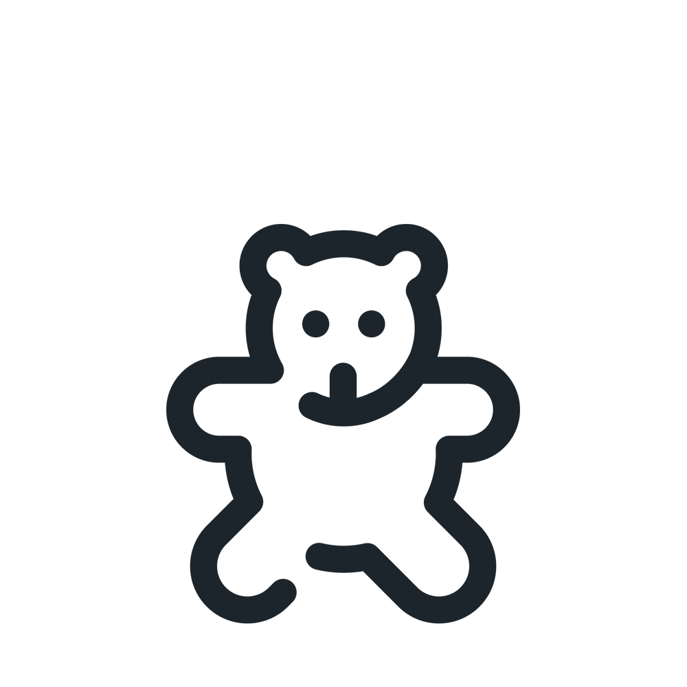 Teddy bear icon