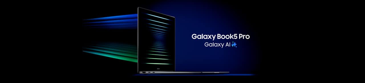 Samsung Galaxy Book 5 Pro laptop; Galaxy AI, reference disclosure; Copilot Plus PC, reference disclosure