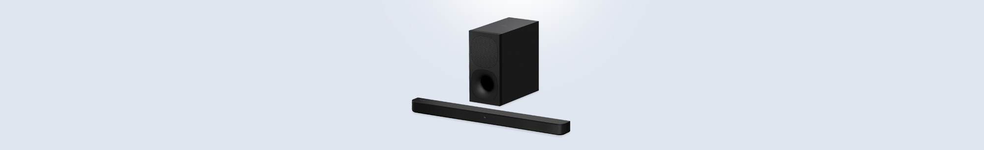 Sound bar with wireless subwoofer