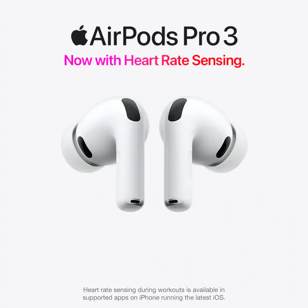 AirPods Pro 3, the world’s best in-ear Active Noise Cancellation