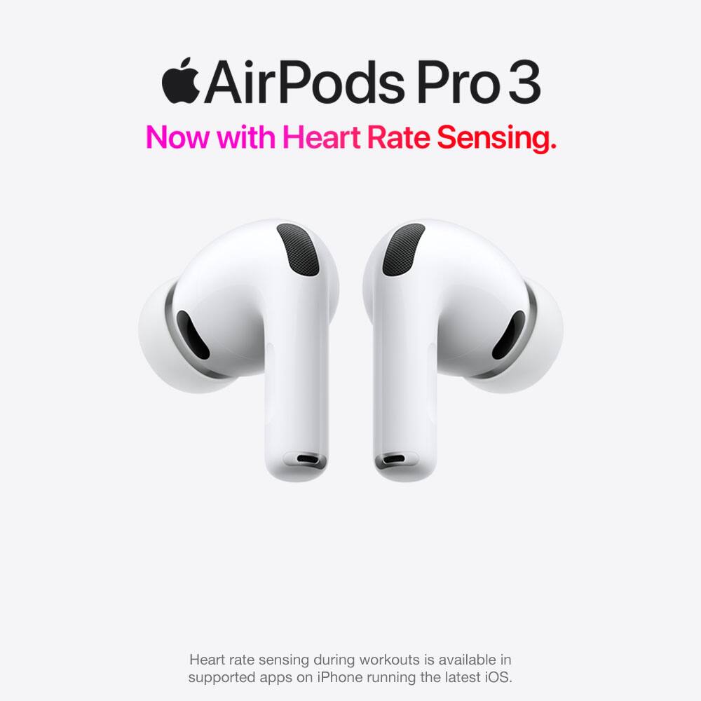 AirPods Pro 3, the world’s best in-ear Active Noise Cancellation