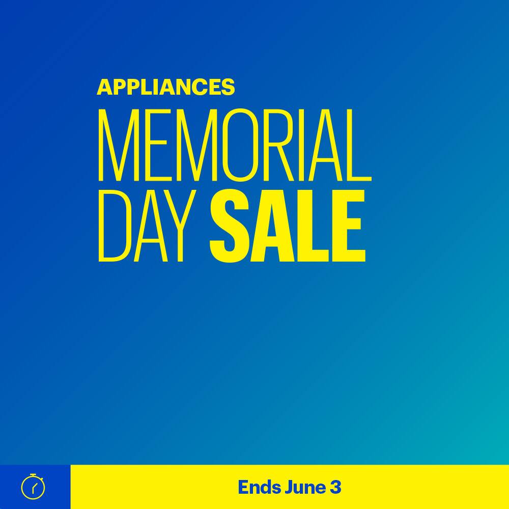 Appliances Memorial Day Sale