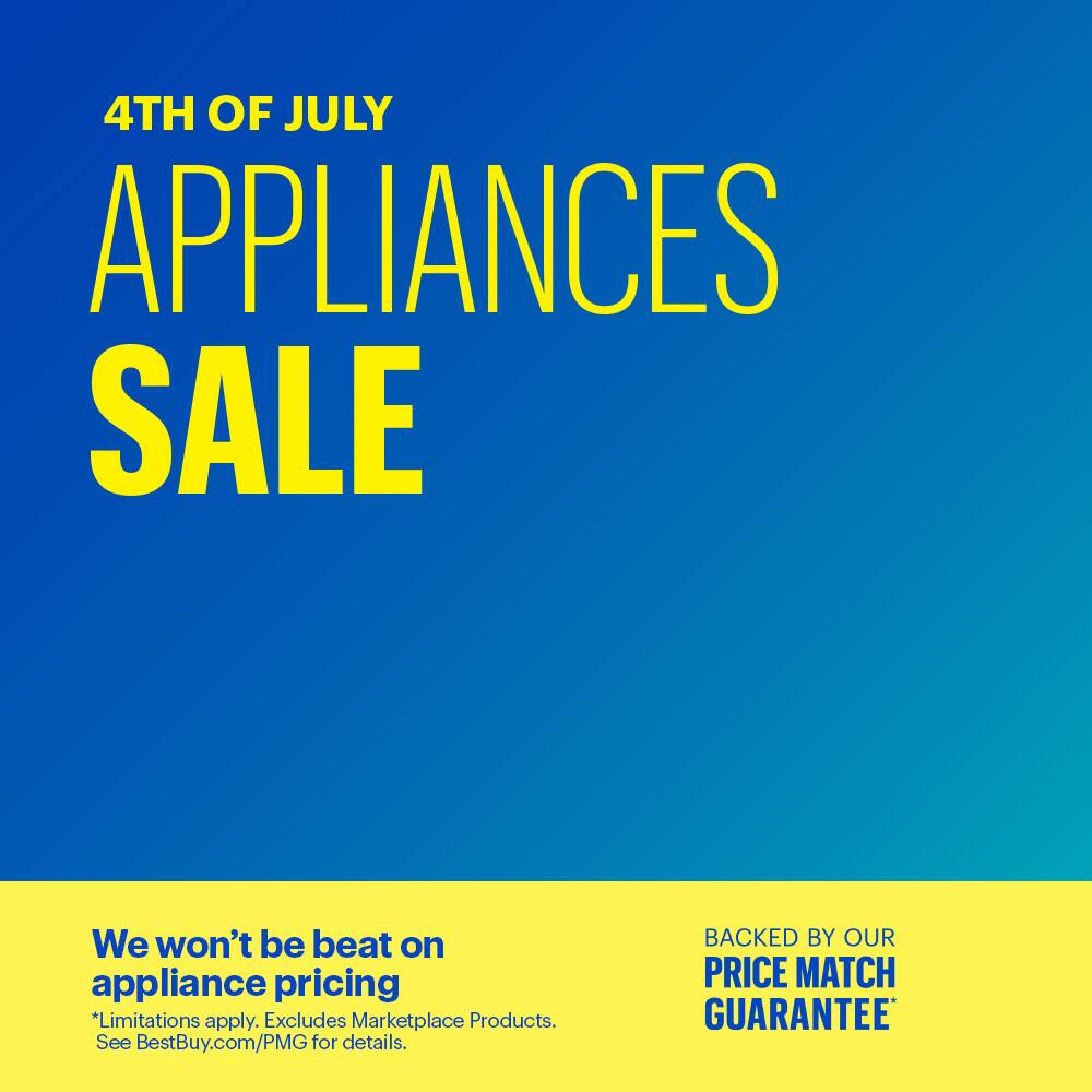 4th of July Appliances Sale