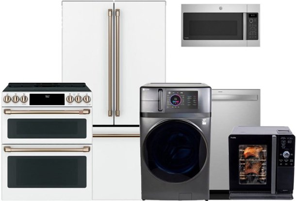 Refrigerator, washer and dryer, dishwasher, microwave, indoor smoker