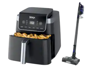 Vacuum, air fryer