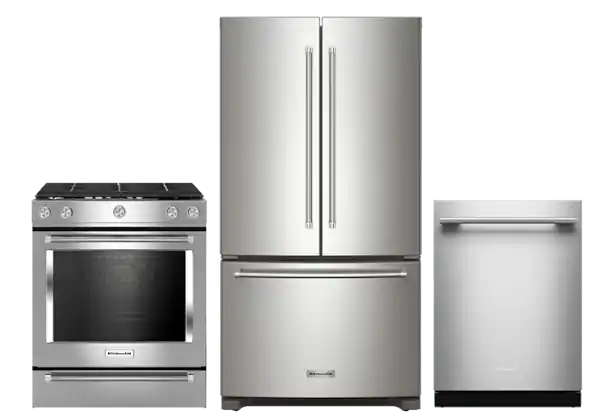 Range, Refrigerator, Dishwasher