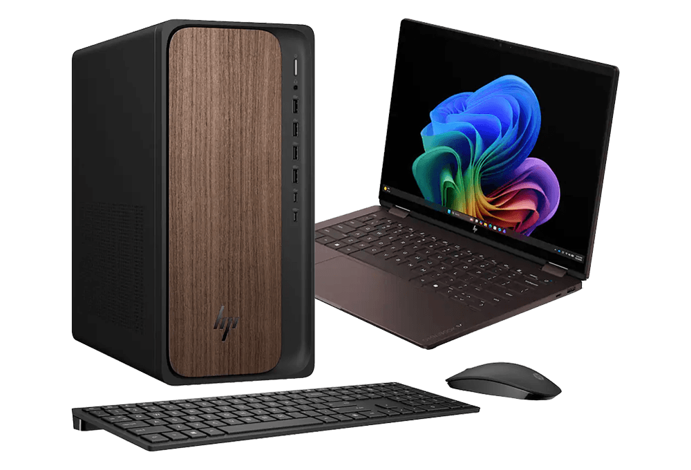 Laptop and desktop PCs