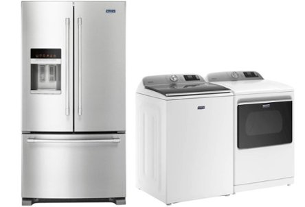 Refrigerator, washer and dryer