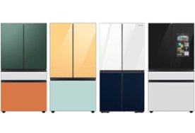 Bespoke refrigerators with colored panels