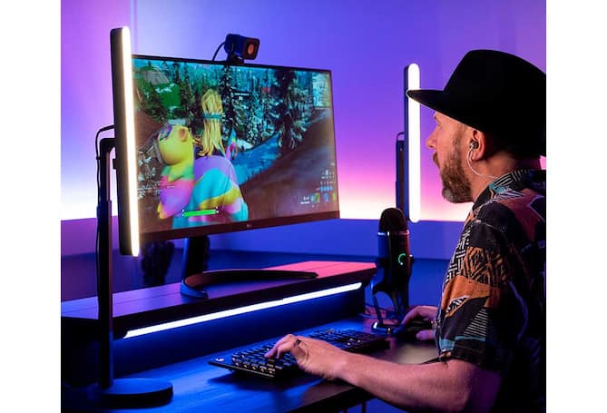 Man streaming video game