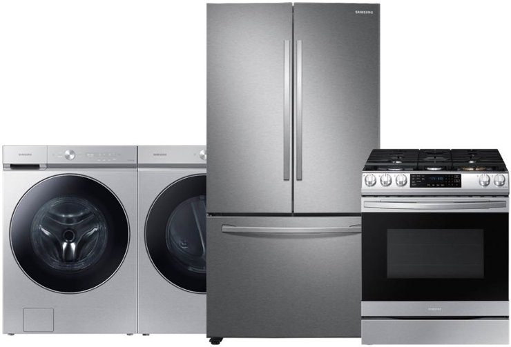 Refrigerator, washer, dryer, range 