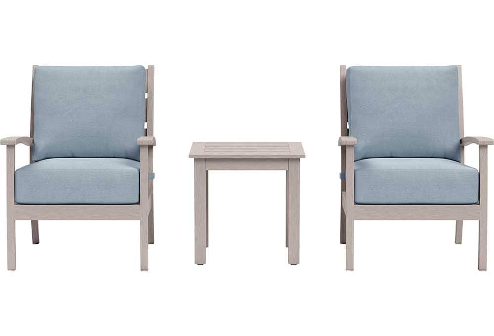 Chairs, table