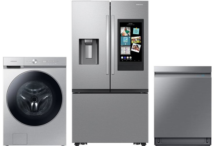 Washer, dishwasher, range, refrigerator