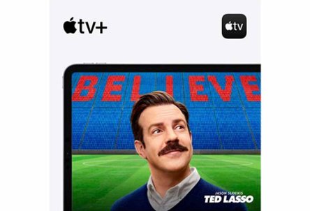 Apple TV+; Jason Sudeikis as Ted Lasso in soccer stadium