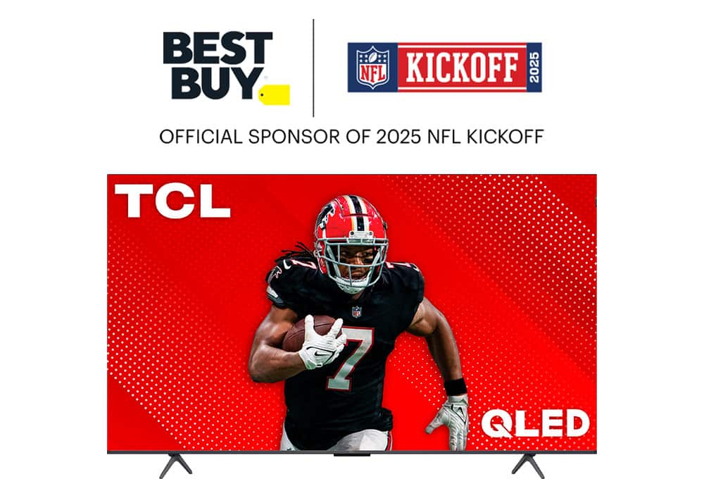 TV, Best Buy, NFL, Official Sponsor of 2025 NFL Kickoff