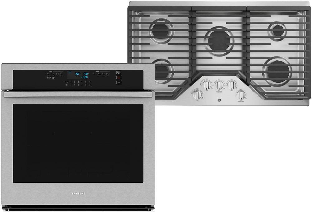 Cooktop and wall oven