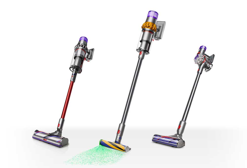 Cordless vacuums, Vacuum with green laser light