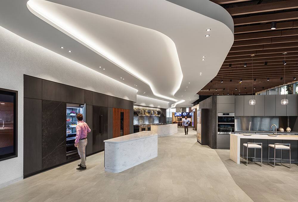 Kitchen appliance showroom