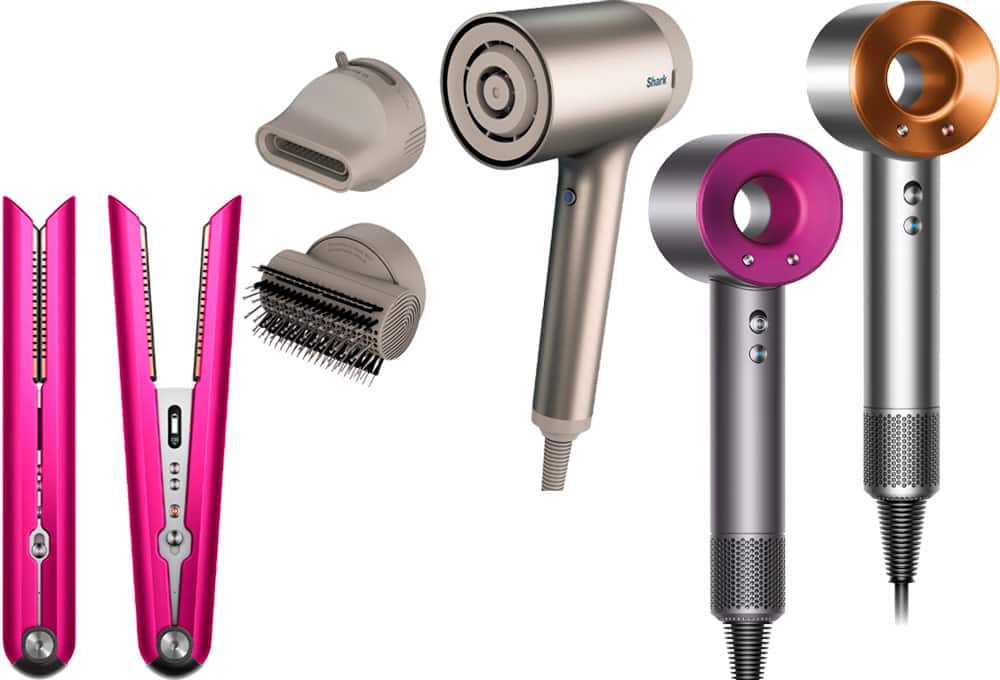 Hair dryers, hair straightener